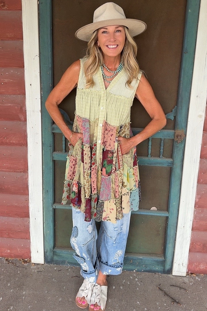 Willow Bloom Moss Dress
