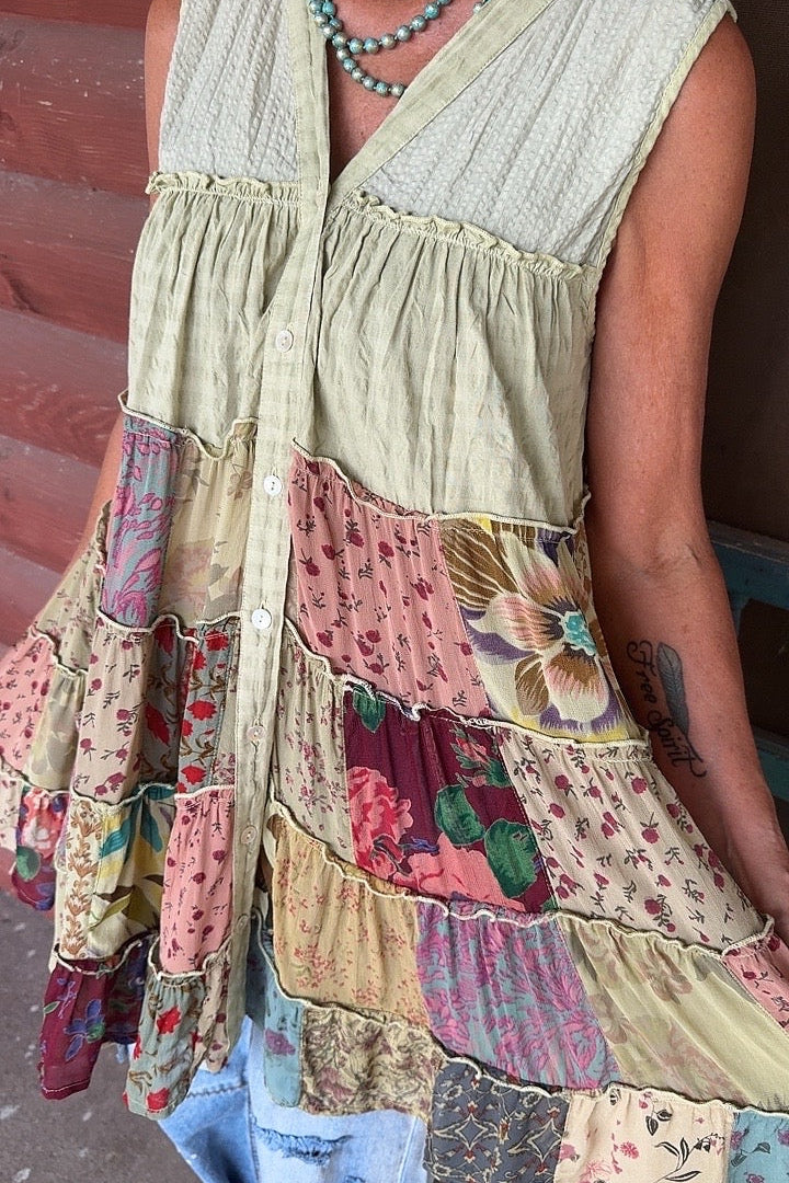 Willow Bloom Moss Dress