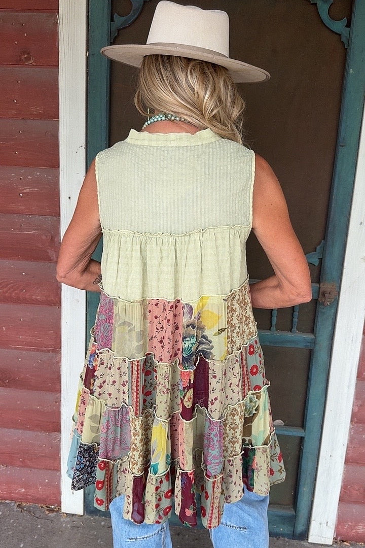 Willow Bloom Moss Dress