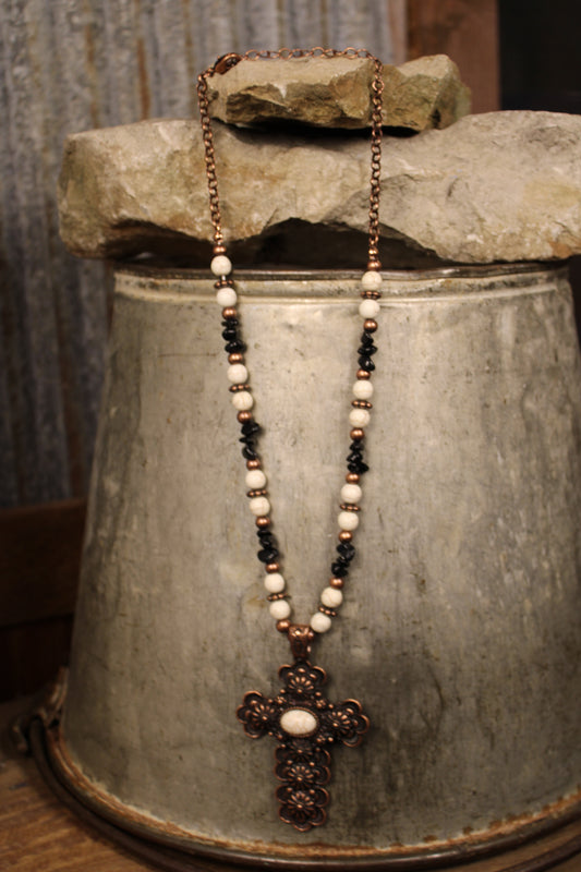 Midnight Grace Copper Necklace