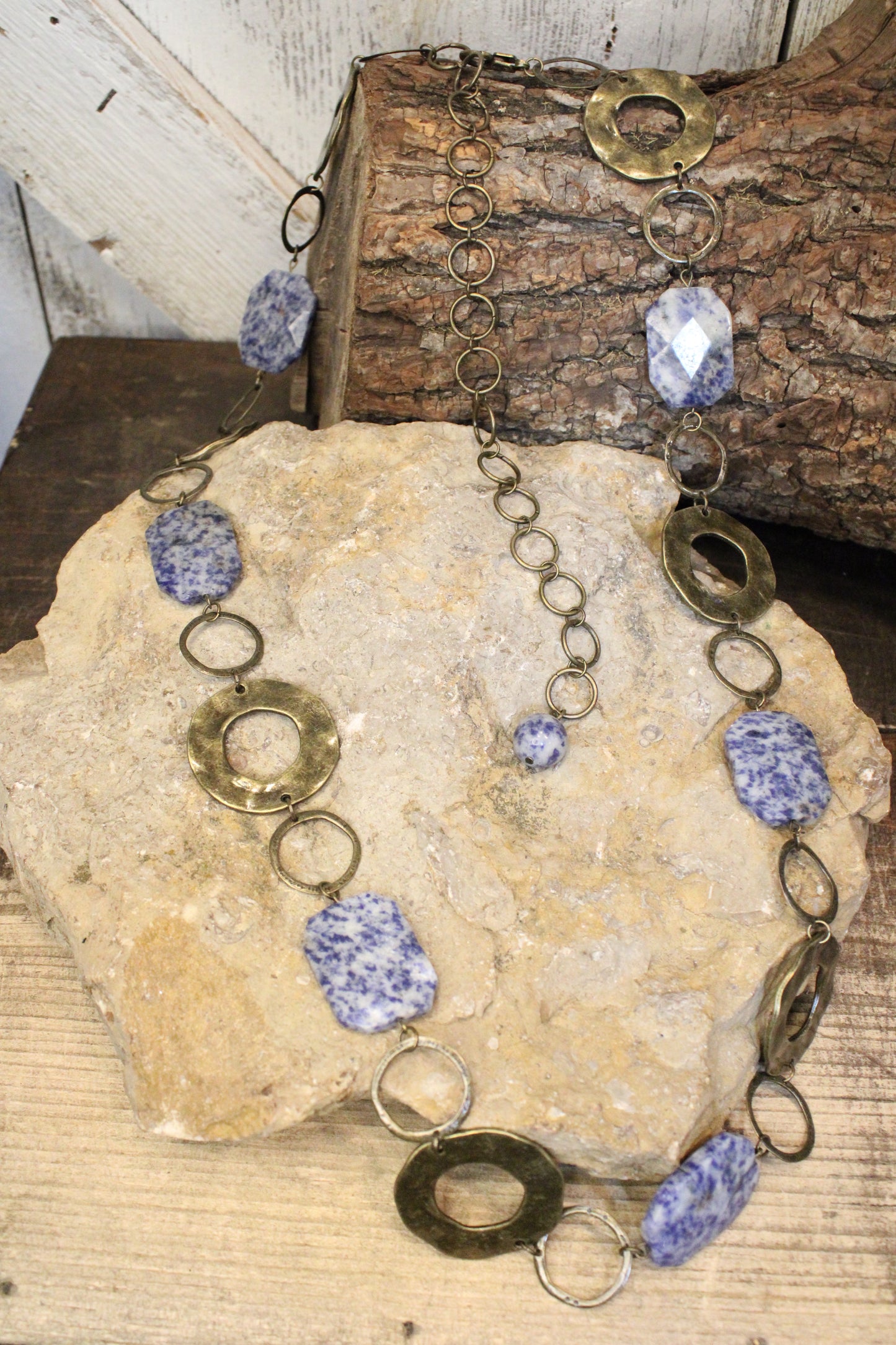 Lizzie Sodalite Belt