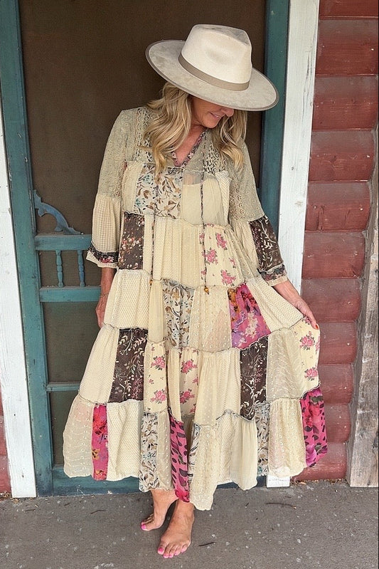 Timeless Touch Latte Dress