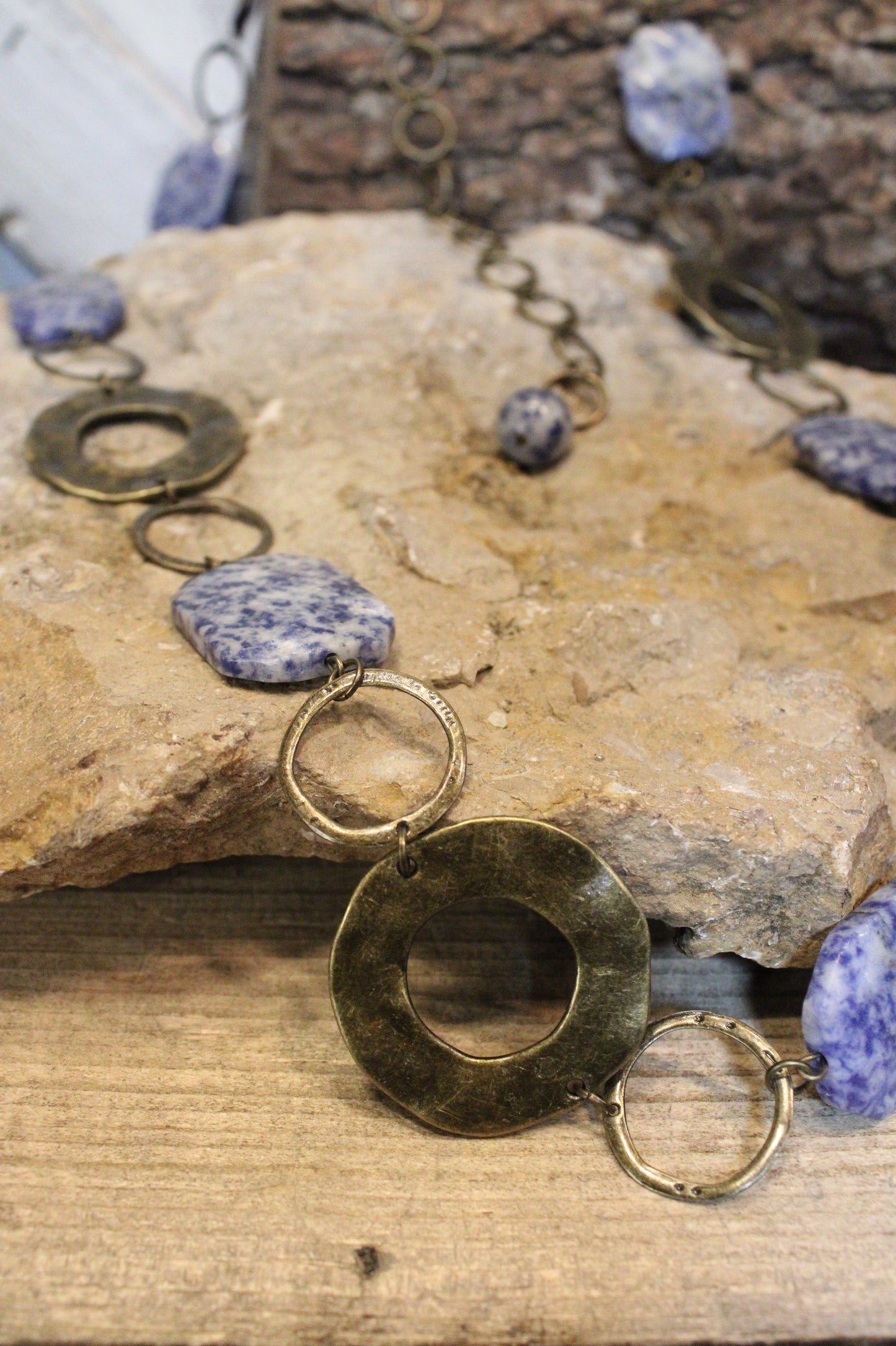 Lizzie Sodalite Belt