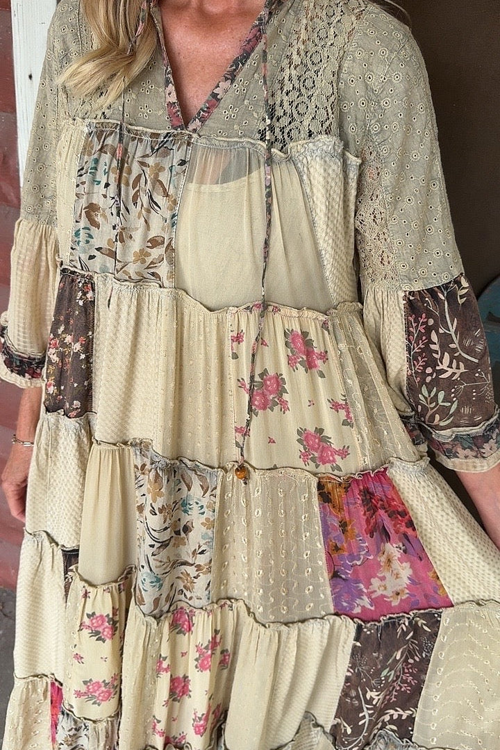 Timeless Touch Latte Dress