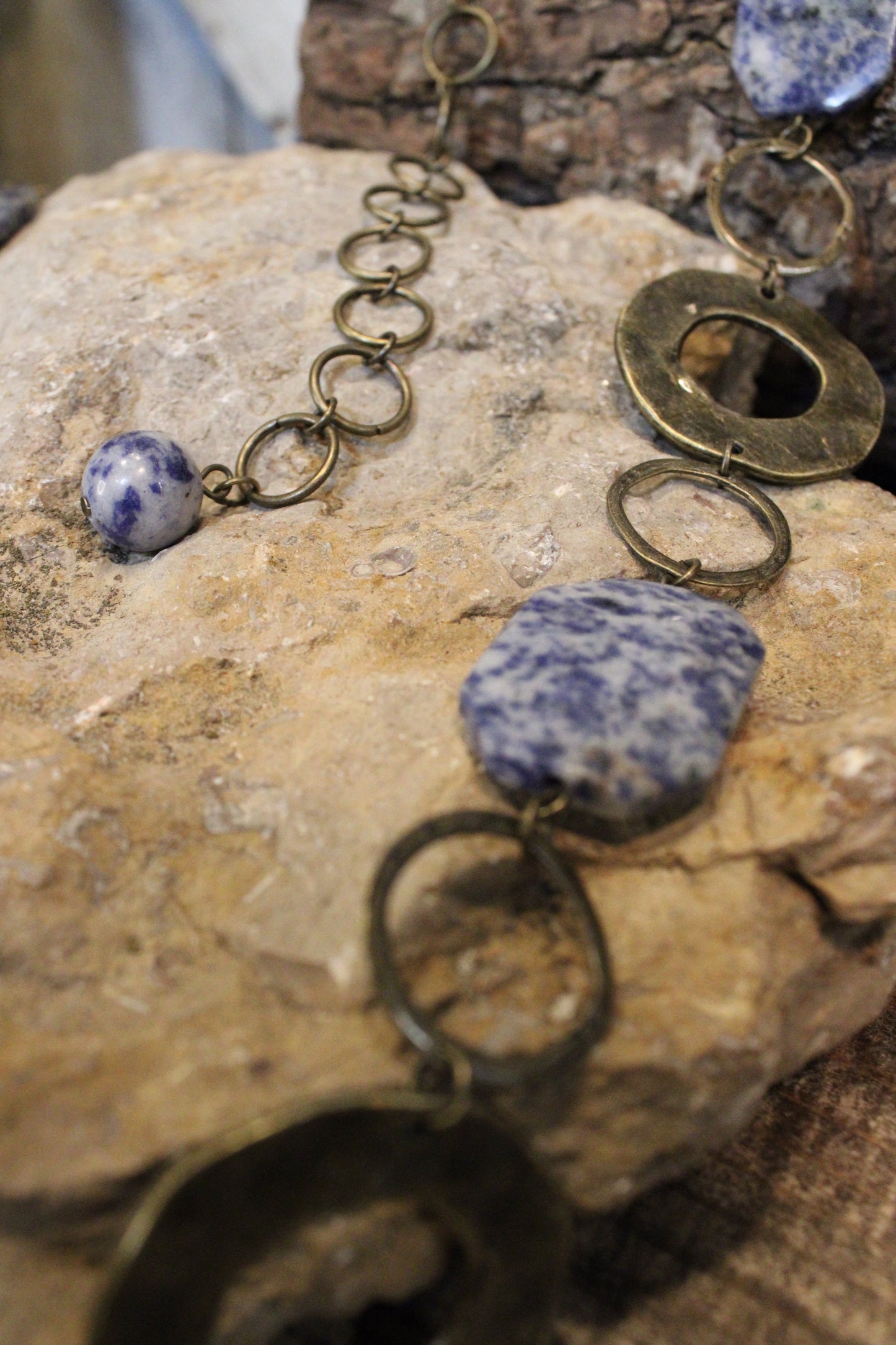 Lizzie Sodalite Belt
