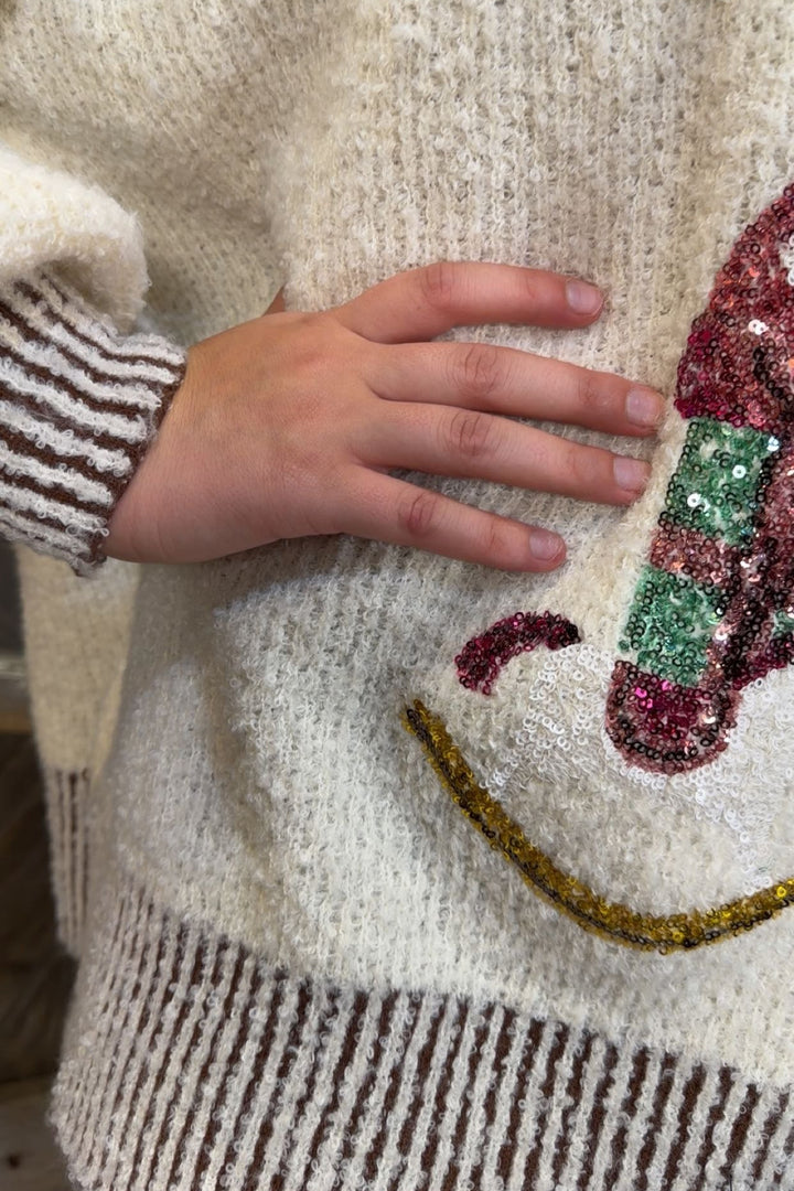 Pink Pines Christmas Sweater