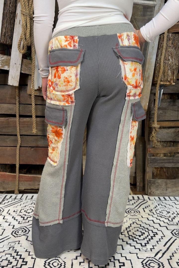 Autumn Ember Waffle Pants