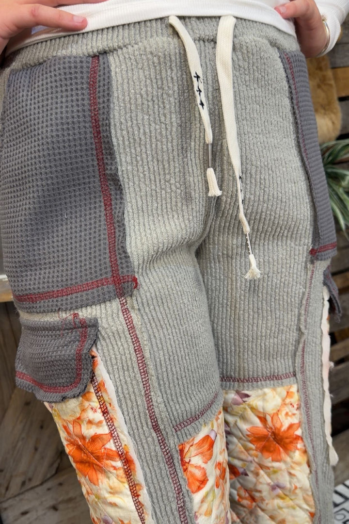 Autumn Ember Waffle Pants