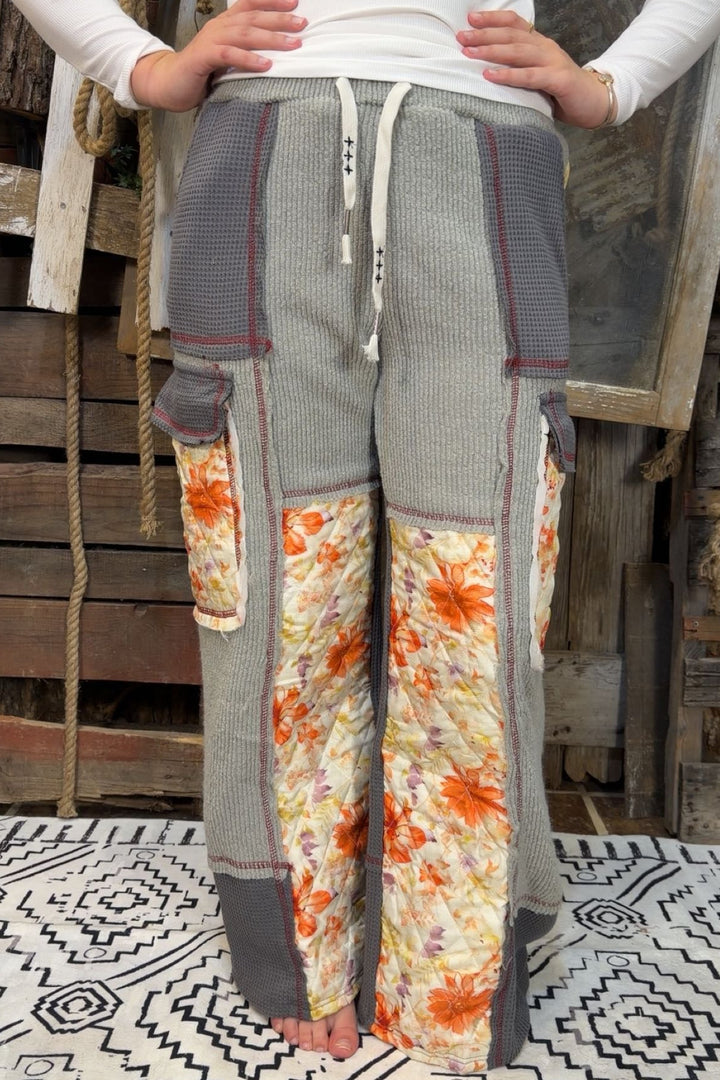 Autumn Ember Waffle Pants