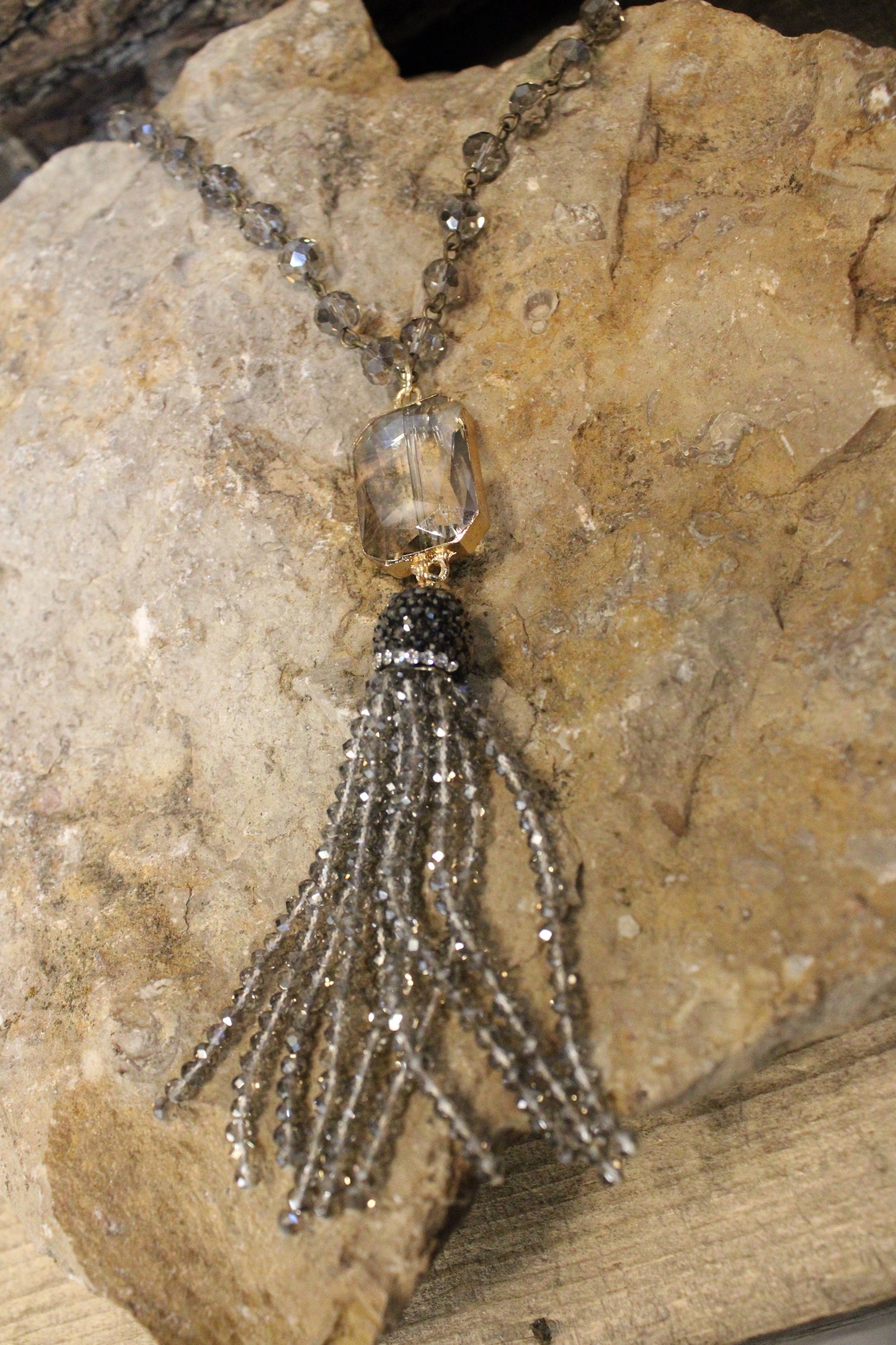 Athena Smoke Necklace