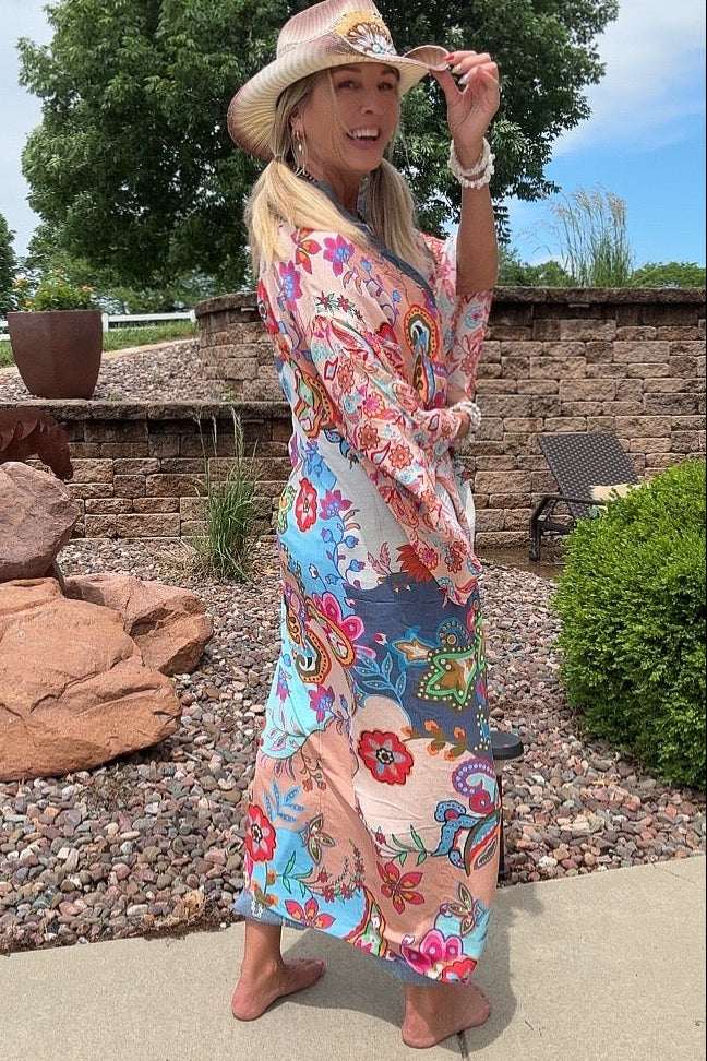 Harmony Horizon Long Kimono