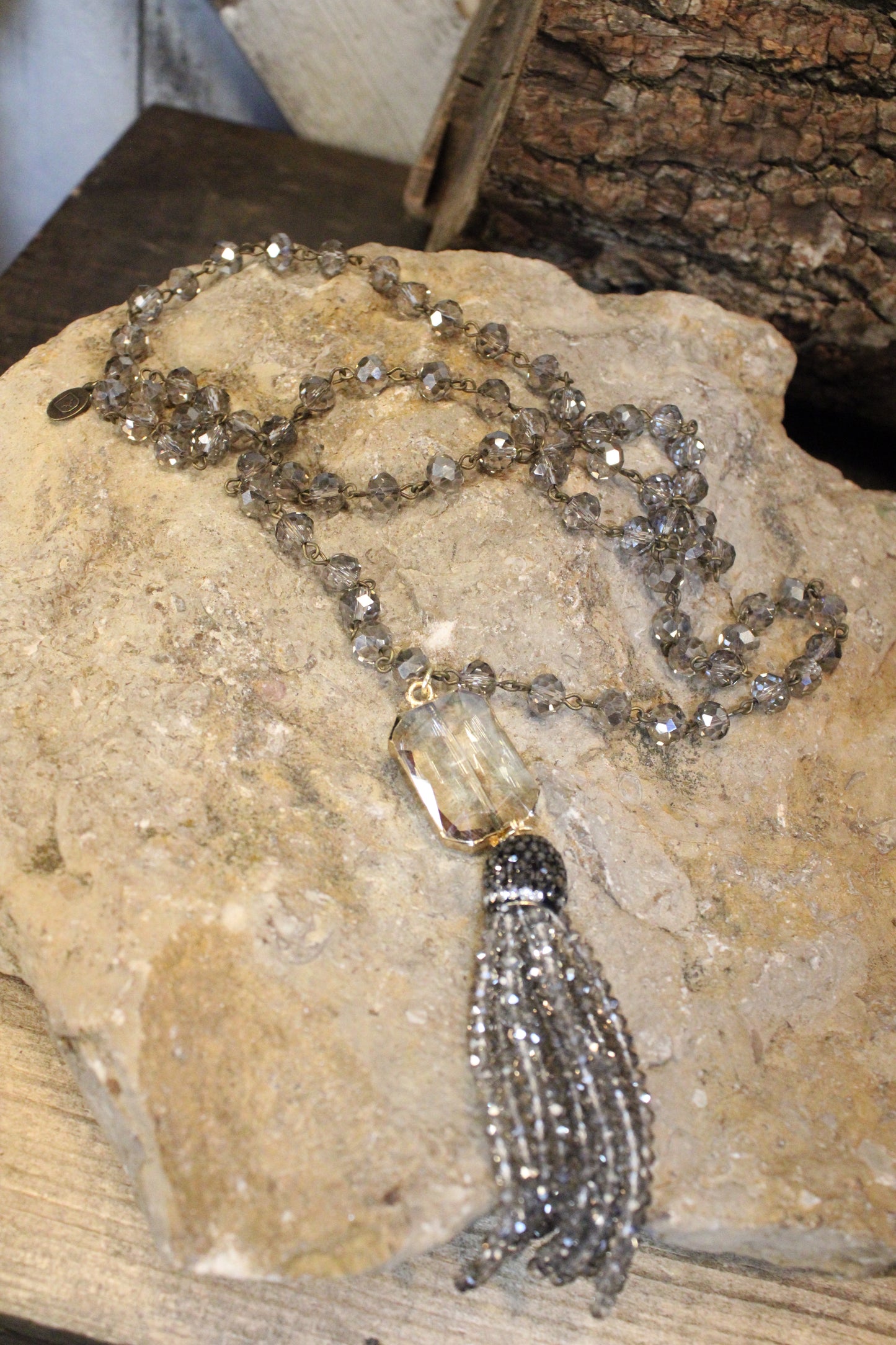 Athena Smoke Necklace