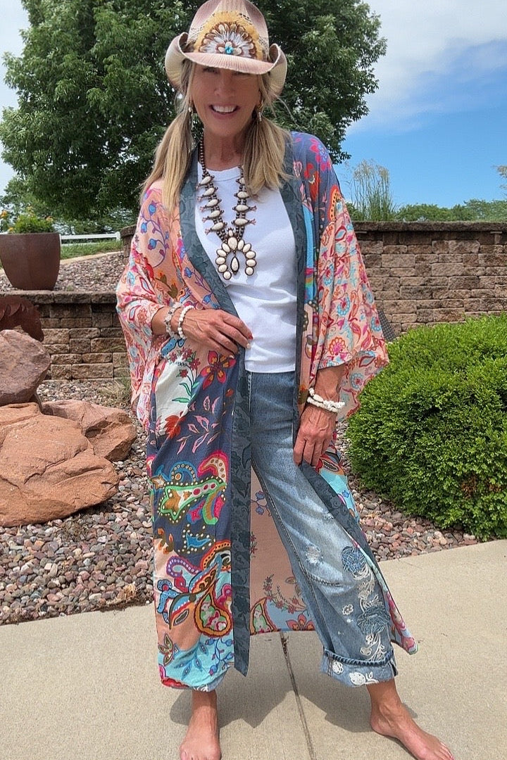Harmony Horizon Long Kimono