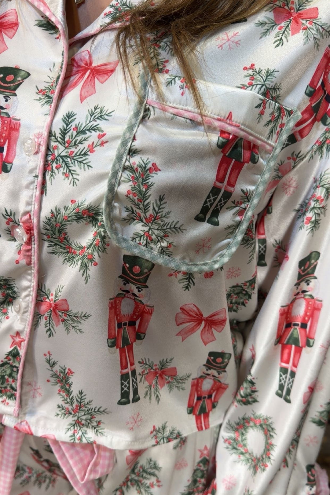 Merry In Pink Christmas Pajamas