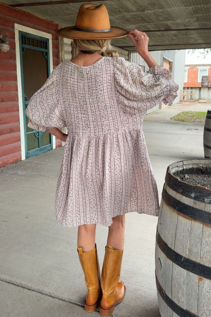Dusty Lilac Cotton Dress