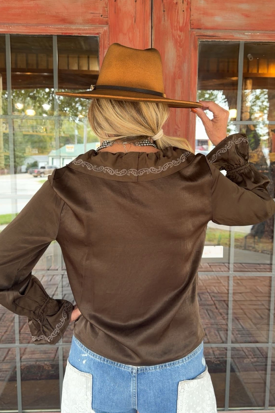 Rodeo Ready Ruffle Blouse