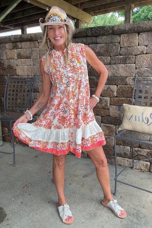 Sorbet And Sequins Dress