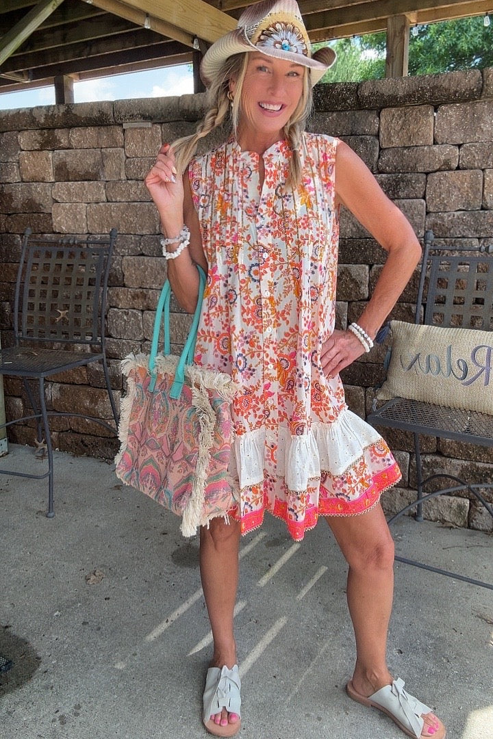 Sorbet And Sequins Dress