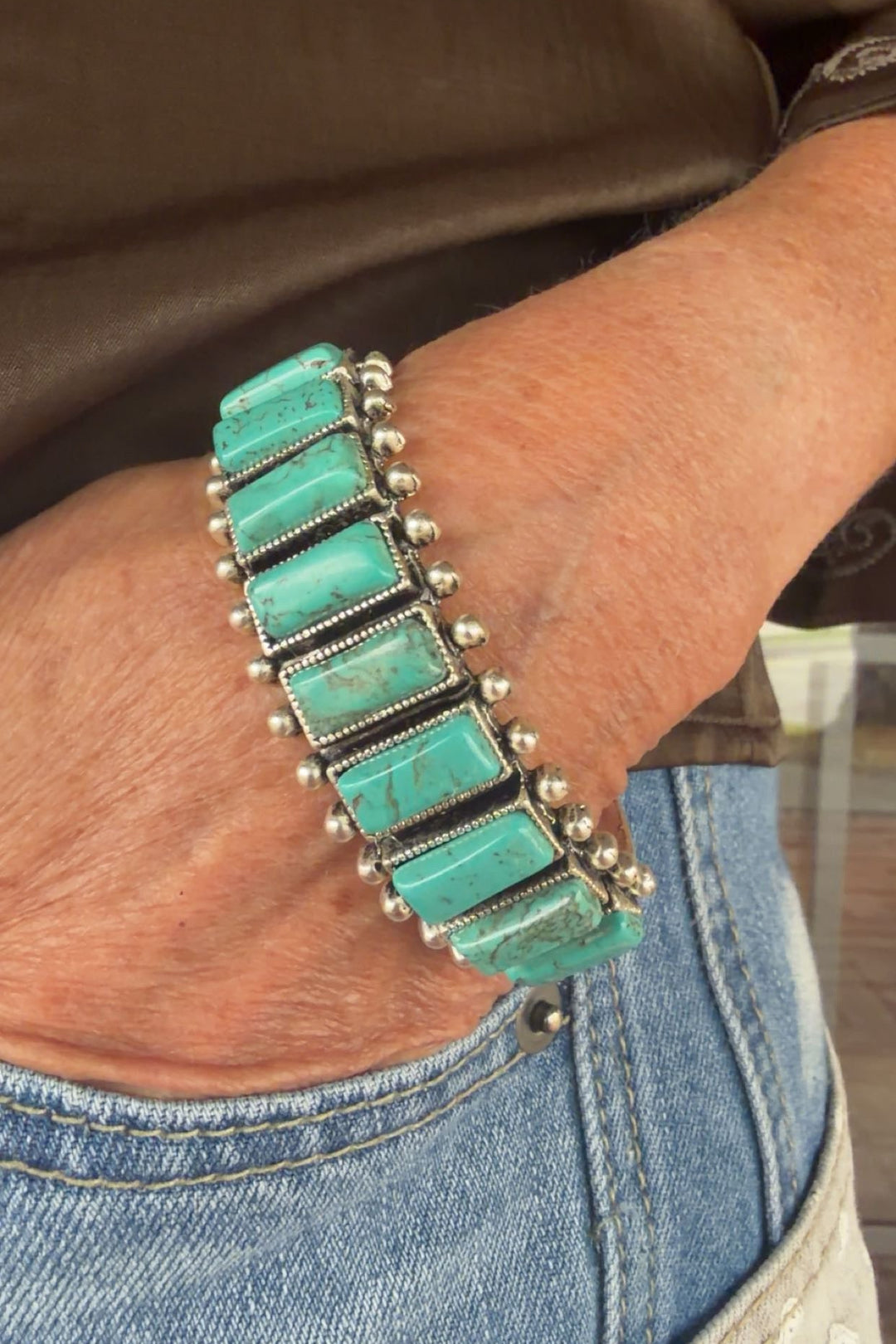 Prairie Sky Turquoise Cuff Bracelet