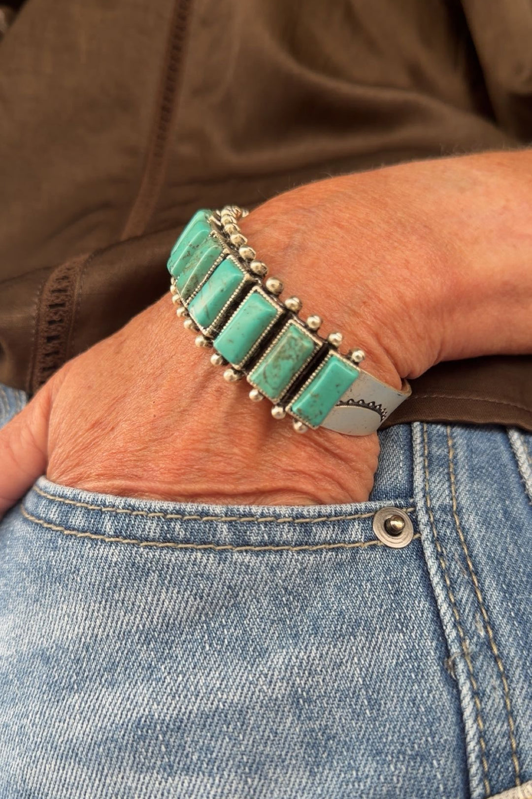 Prairie Sky Turquoise Cuff Bracelet