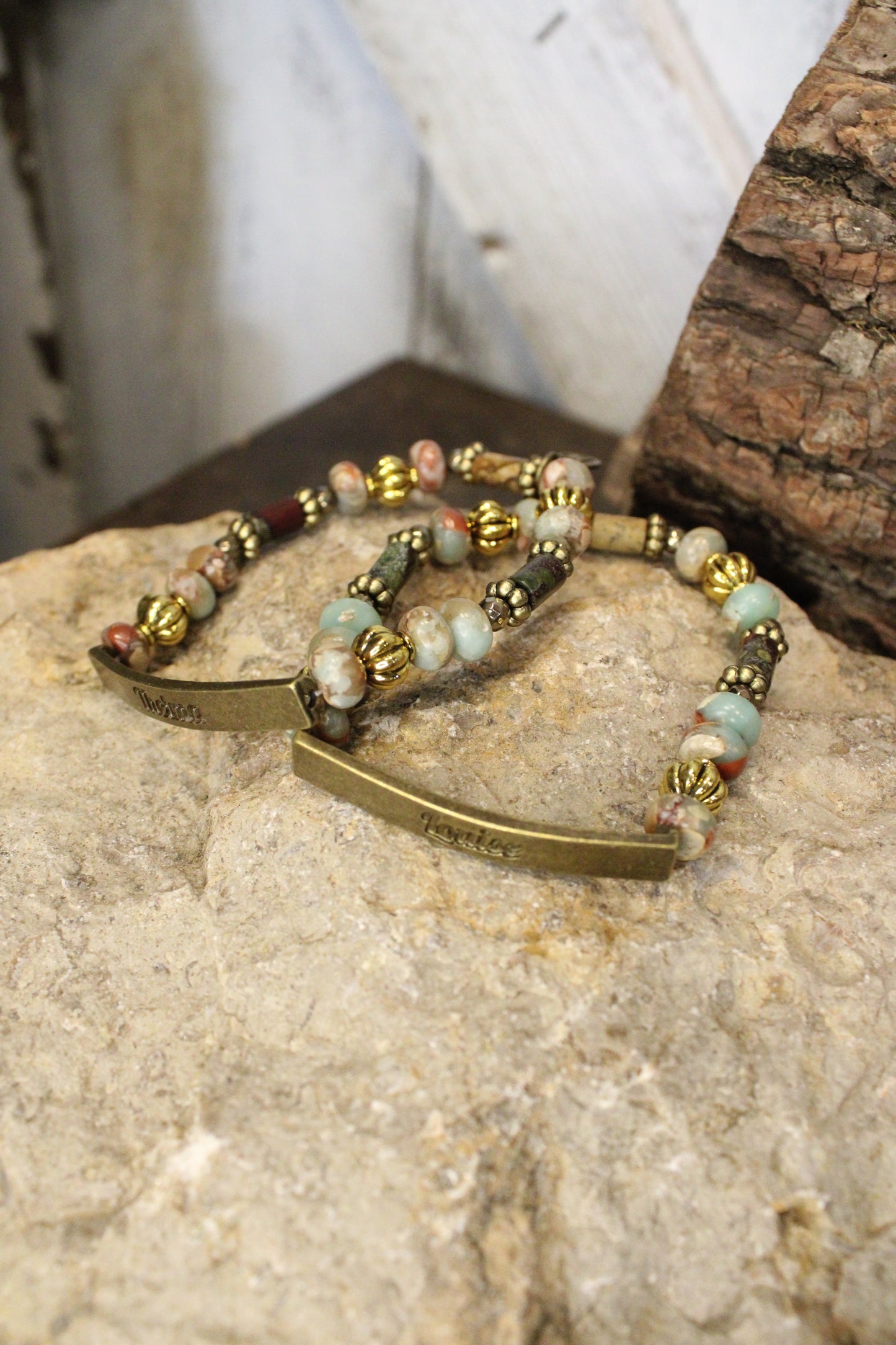 Thelma And Louise Bronze Bracelet Set