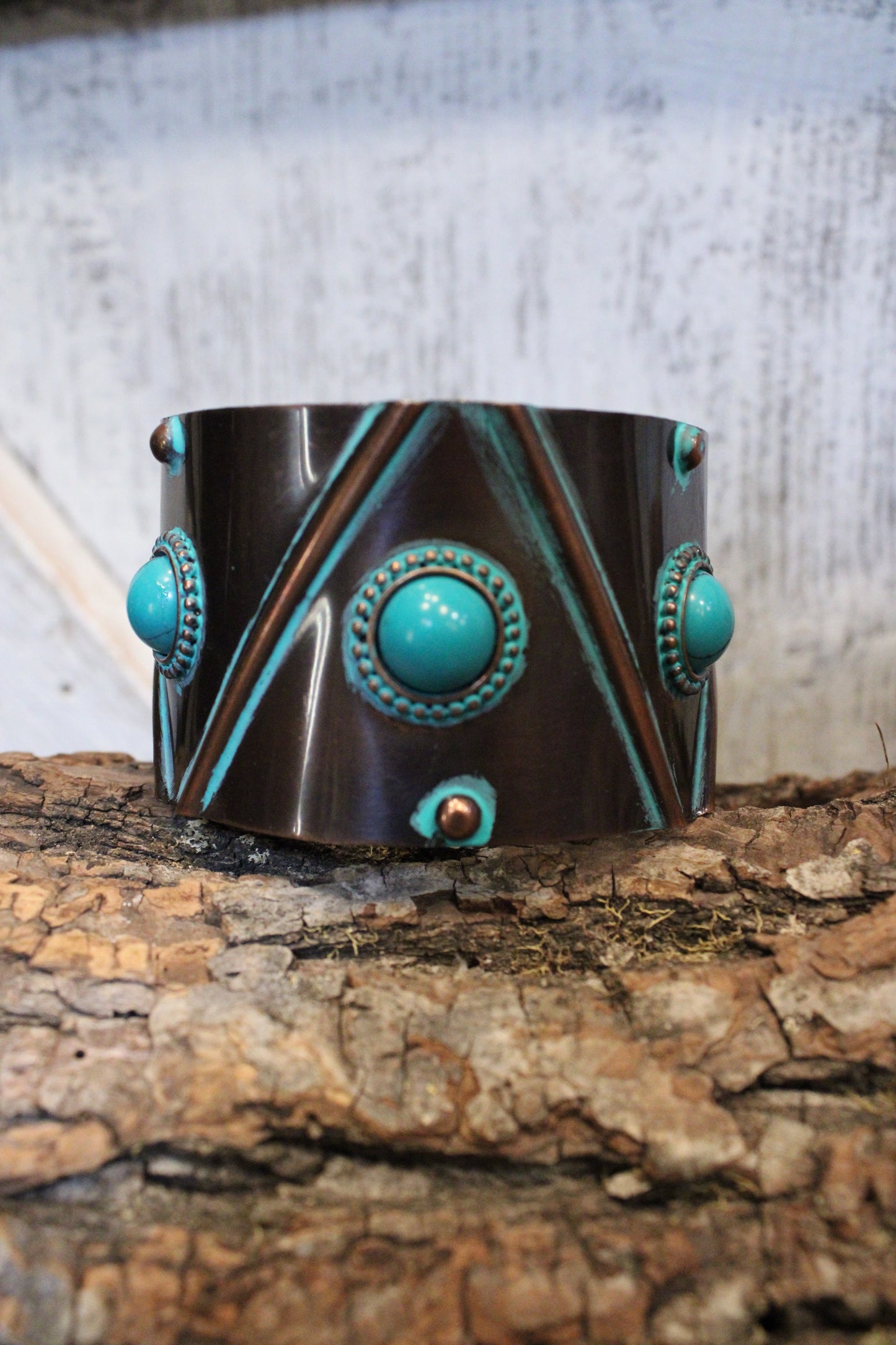 Artisan-Crafted Turquoise Cuff