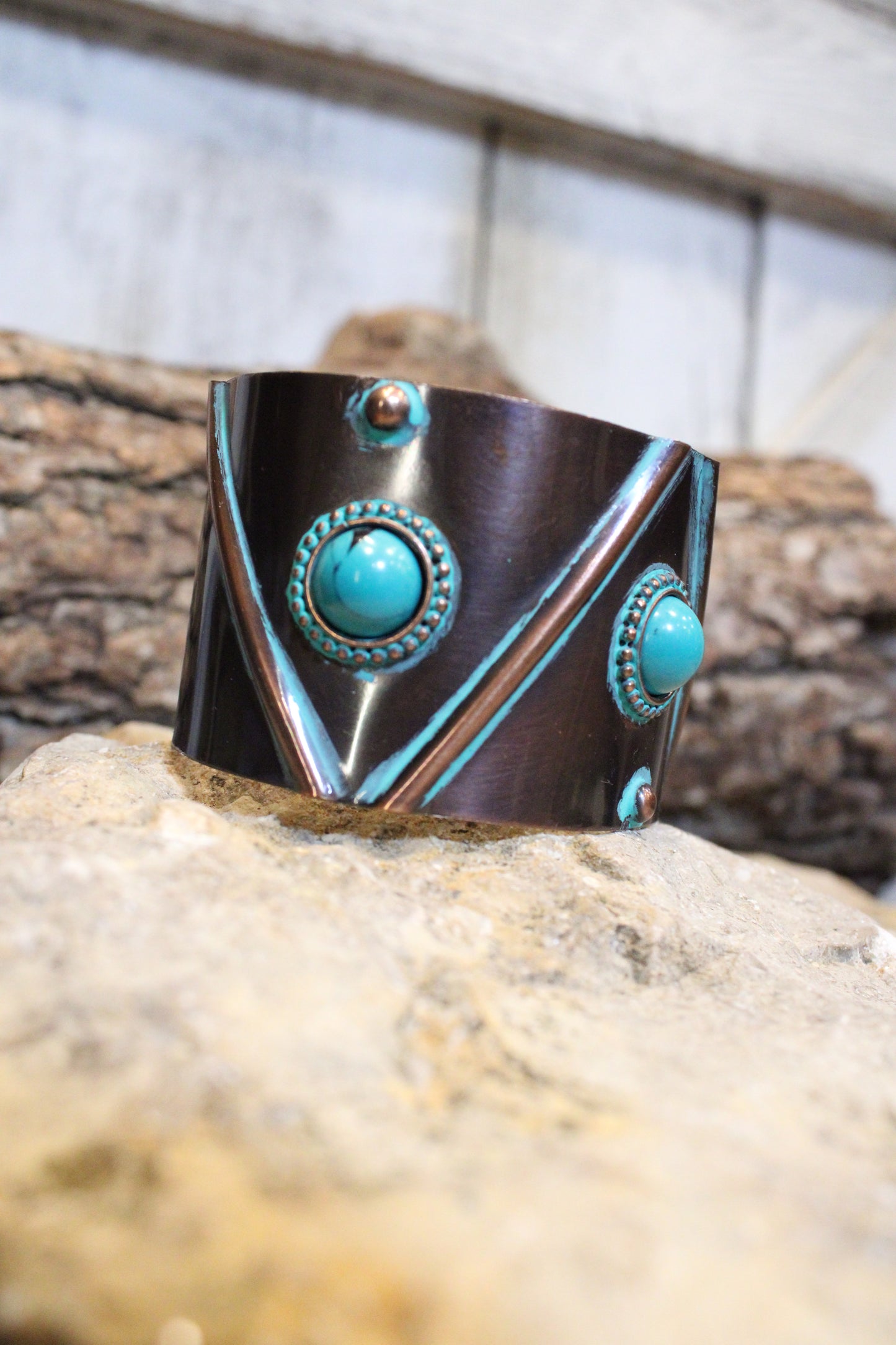 Artisan-Crafted Turquoise Cuff