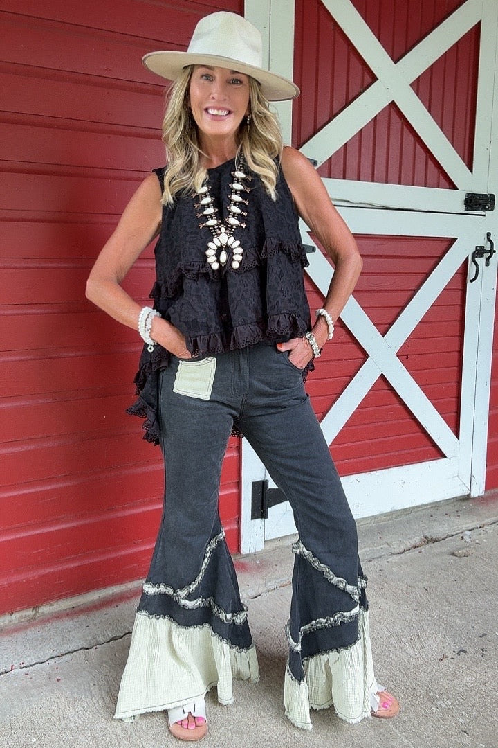 Café Noir Flare Pants