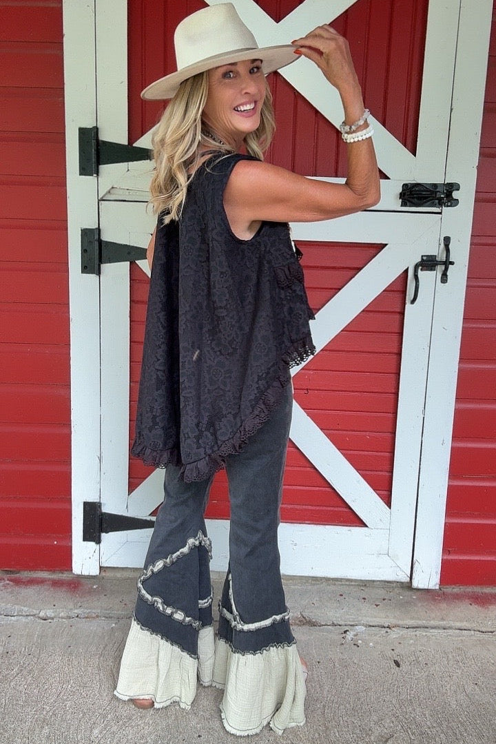 Café Noir Flare Pants