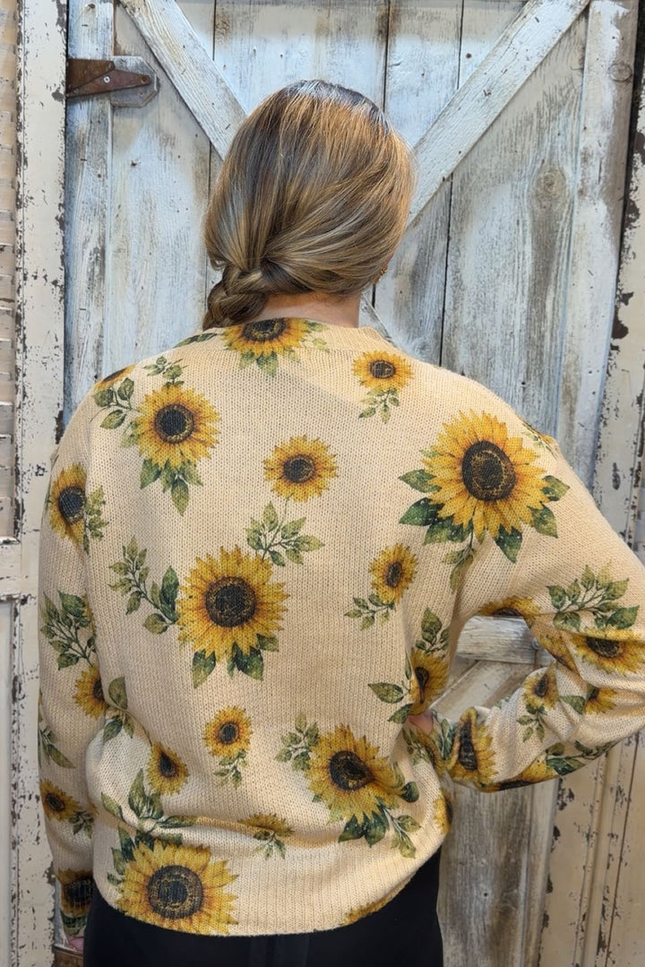 Golden Bloom Sweater