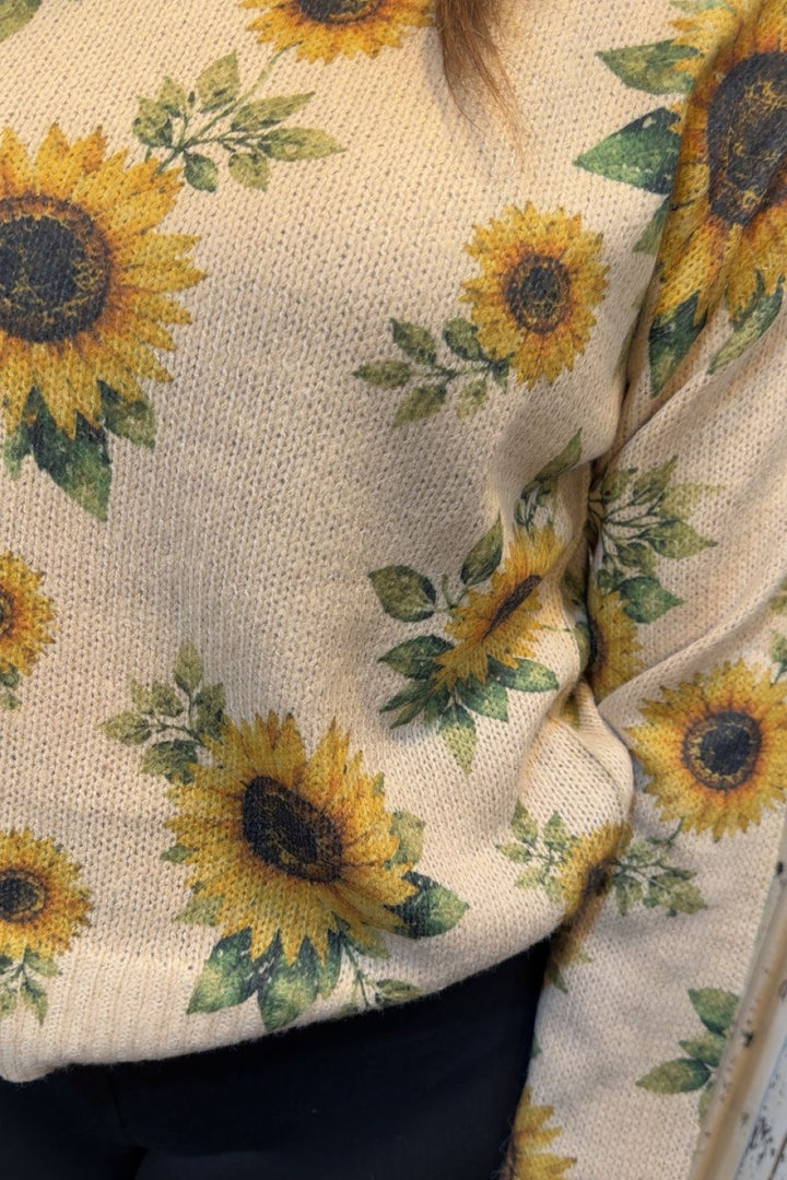 Golden Bloom Sweater