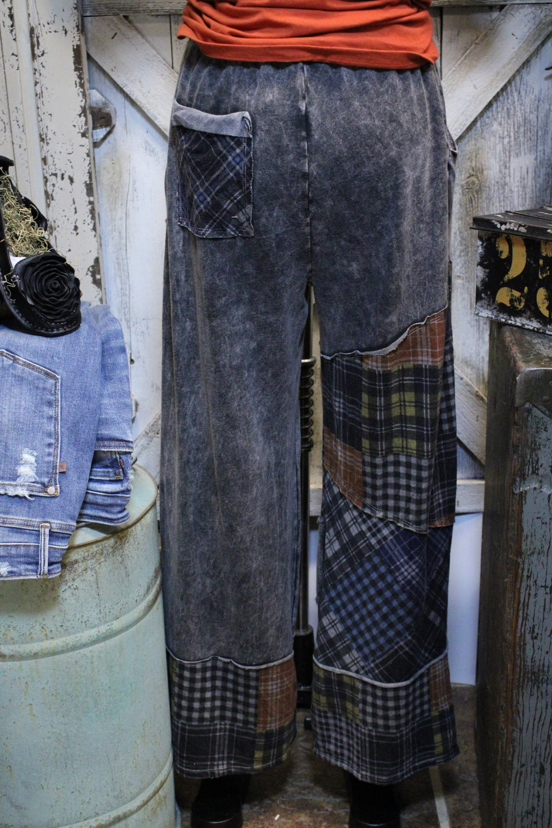 Ash And Plaid Pants