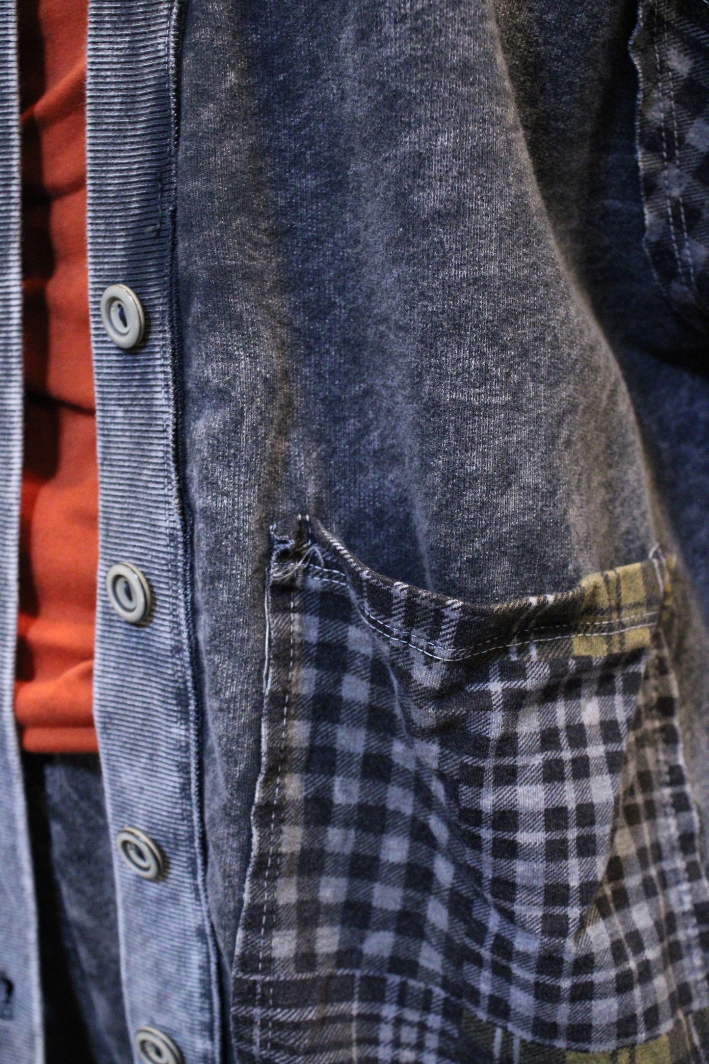 Ash And Plaid Cardigan