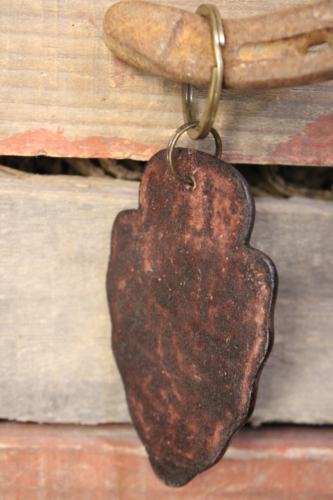 Wild West Leather Keychain