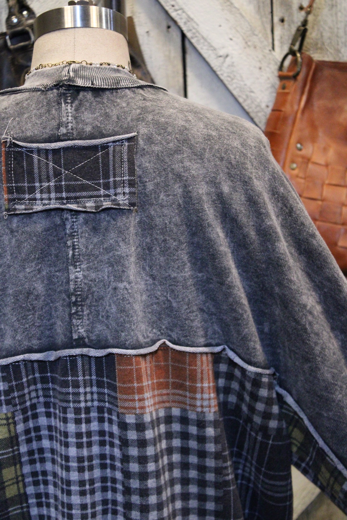 Ash And Plaid Cardigan