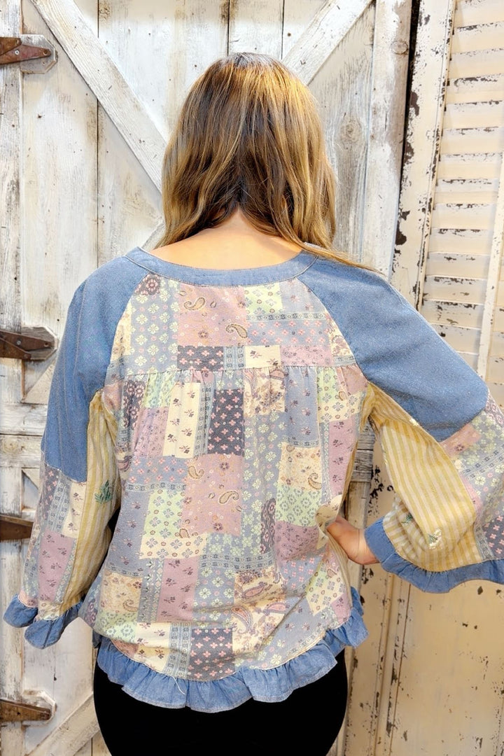 Paisley Patchwork Blouse