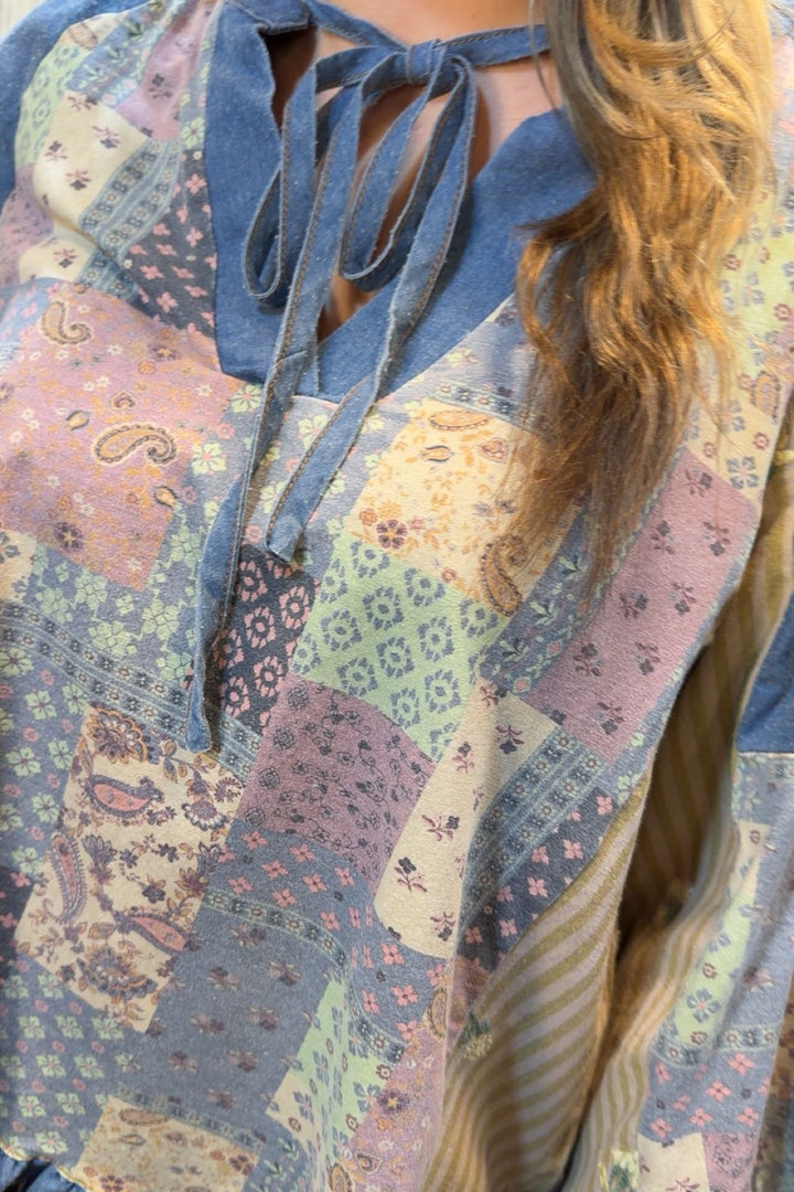 Paisley Patchwork Blouse