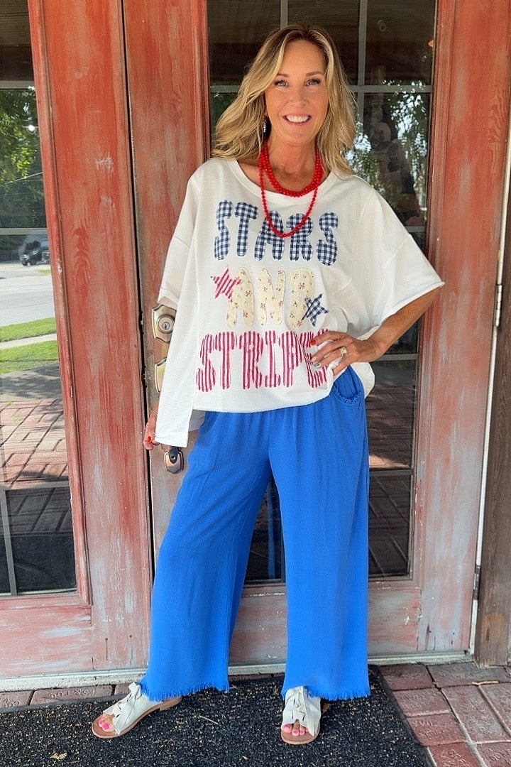 Laid Back Cerulean Pants
