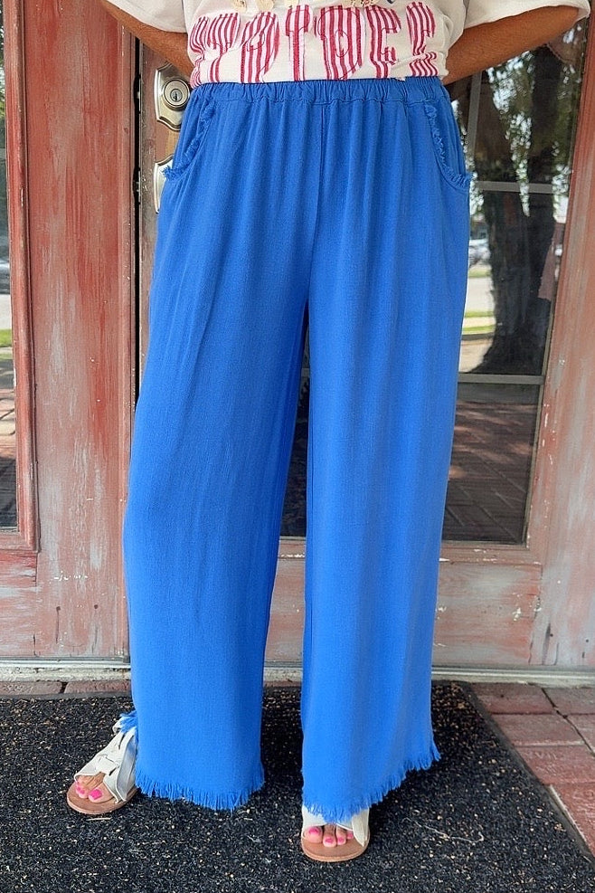 Laid Back Cerulean Pants