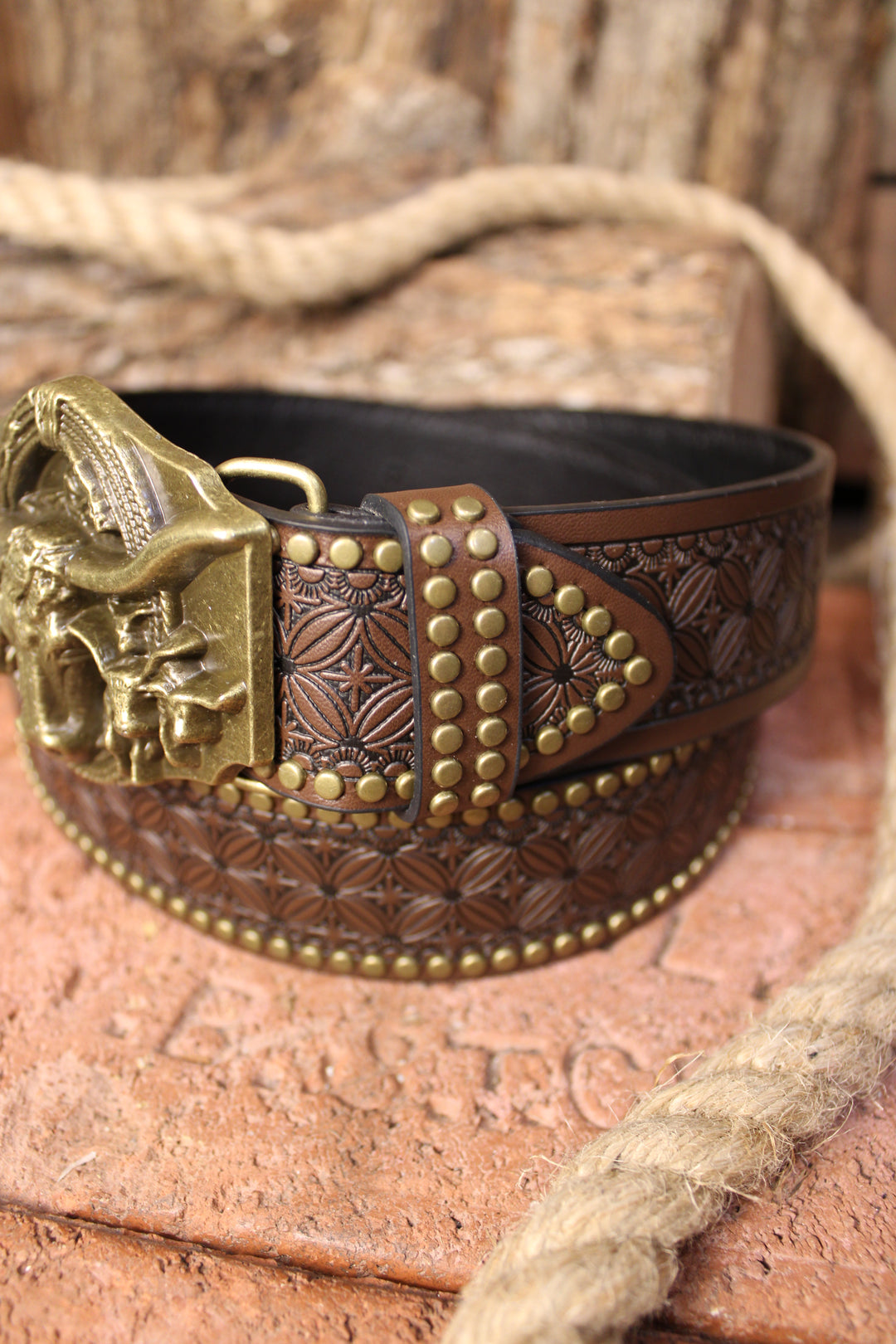 Longhorn Luxe Leather Belt