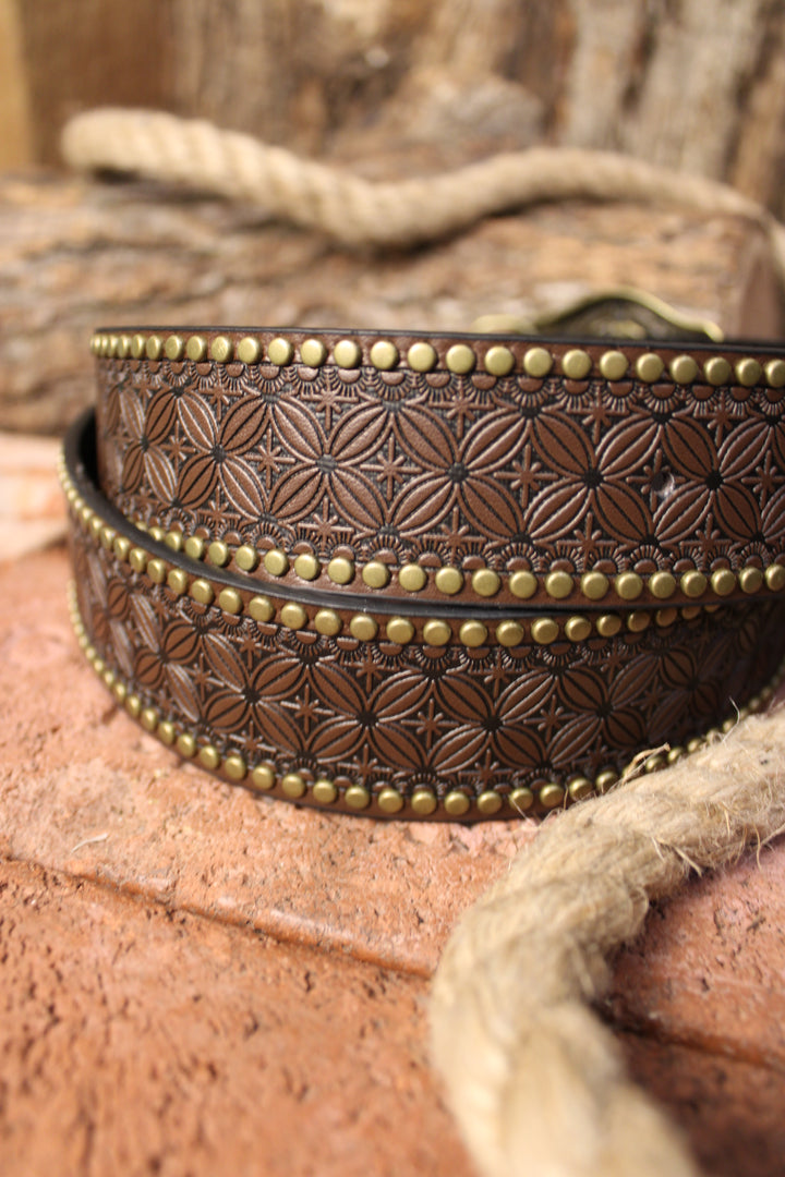 Longhorn Luxe Leather Belt