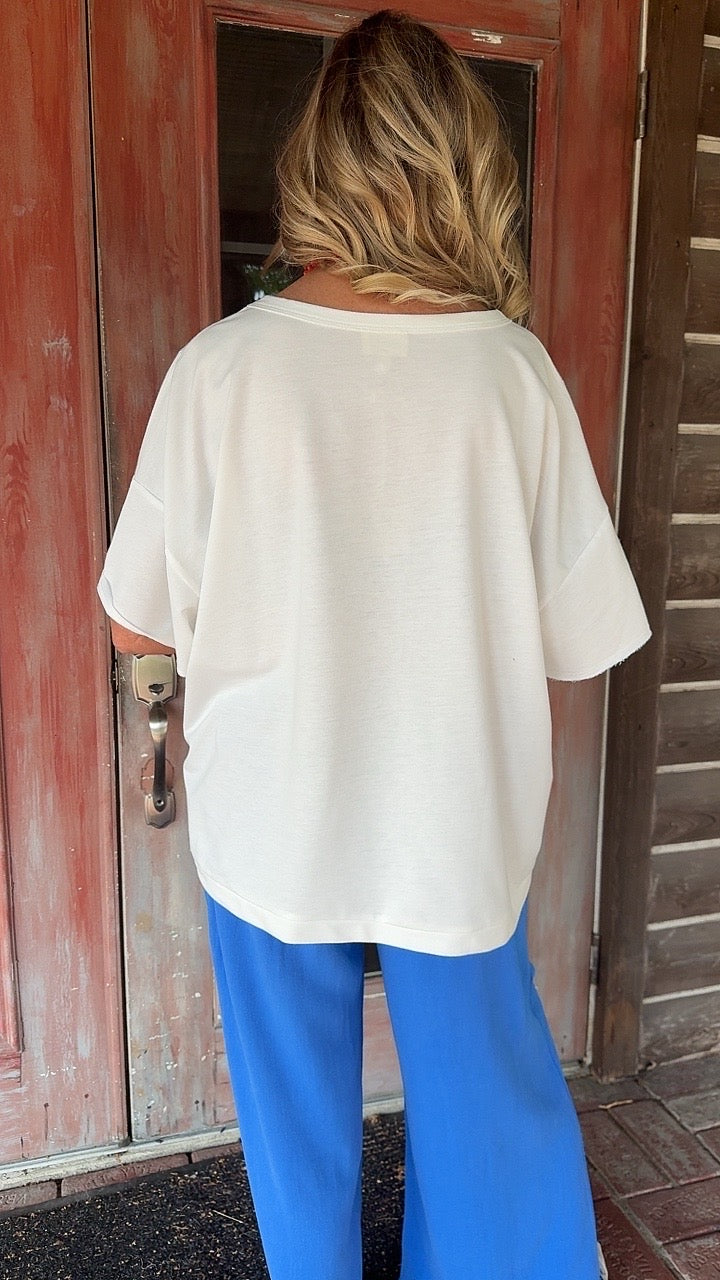 Stars & Stripes Oversize Top