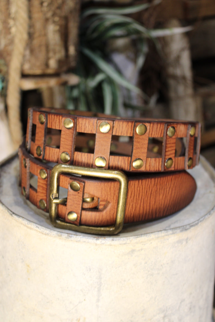 Old Oak Leather Belt