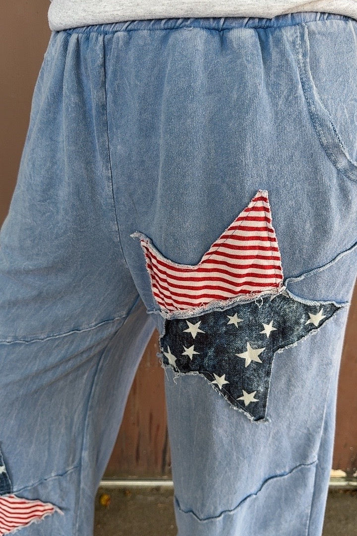 Star Spangled Dream Cropped Pants