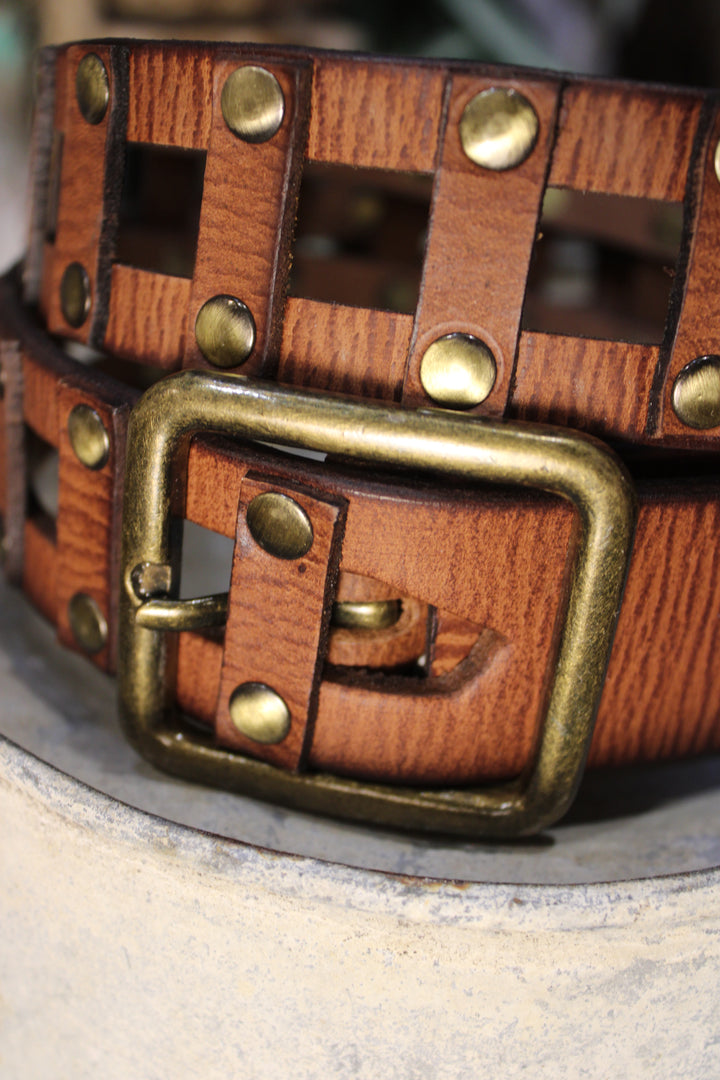 Old Oak Leather Belt