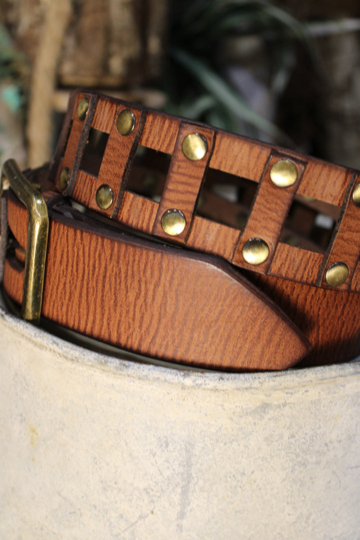 Old Oak Leather Belt