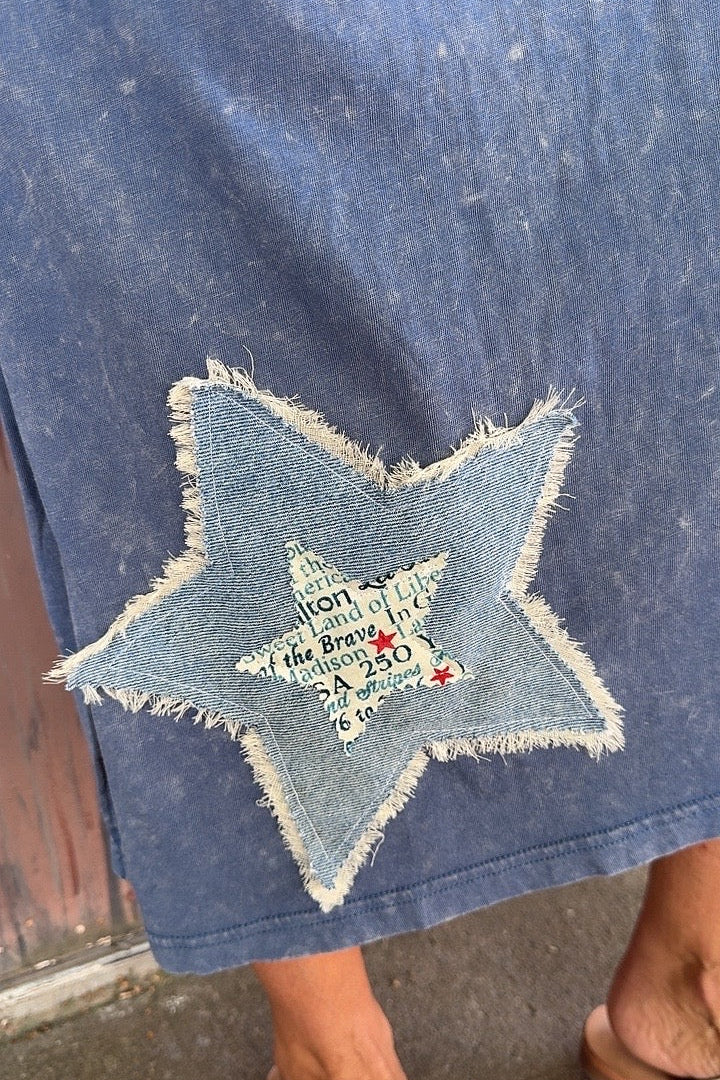FGO Denim & Glory Applique Dress