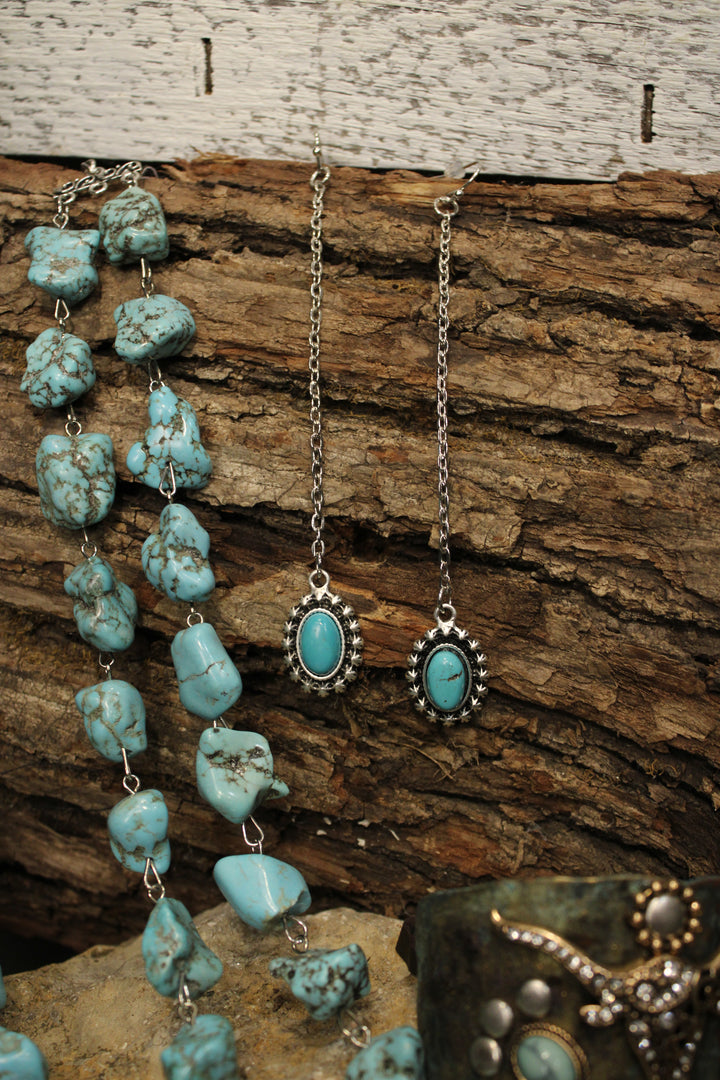 Sea Salt Drop Dangle Earrings