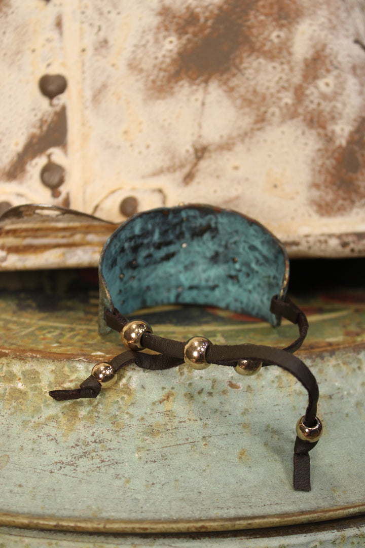 Longhorn Gold Cuff Bracelet