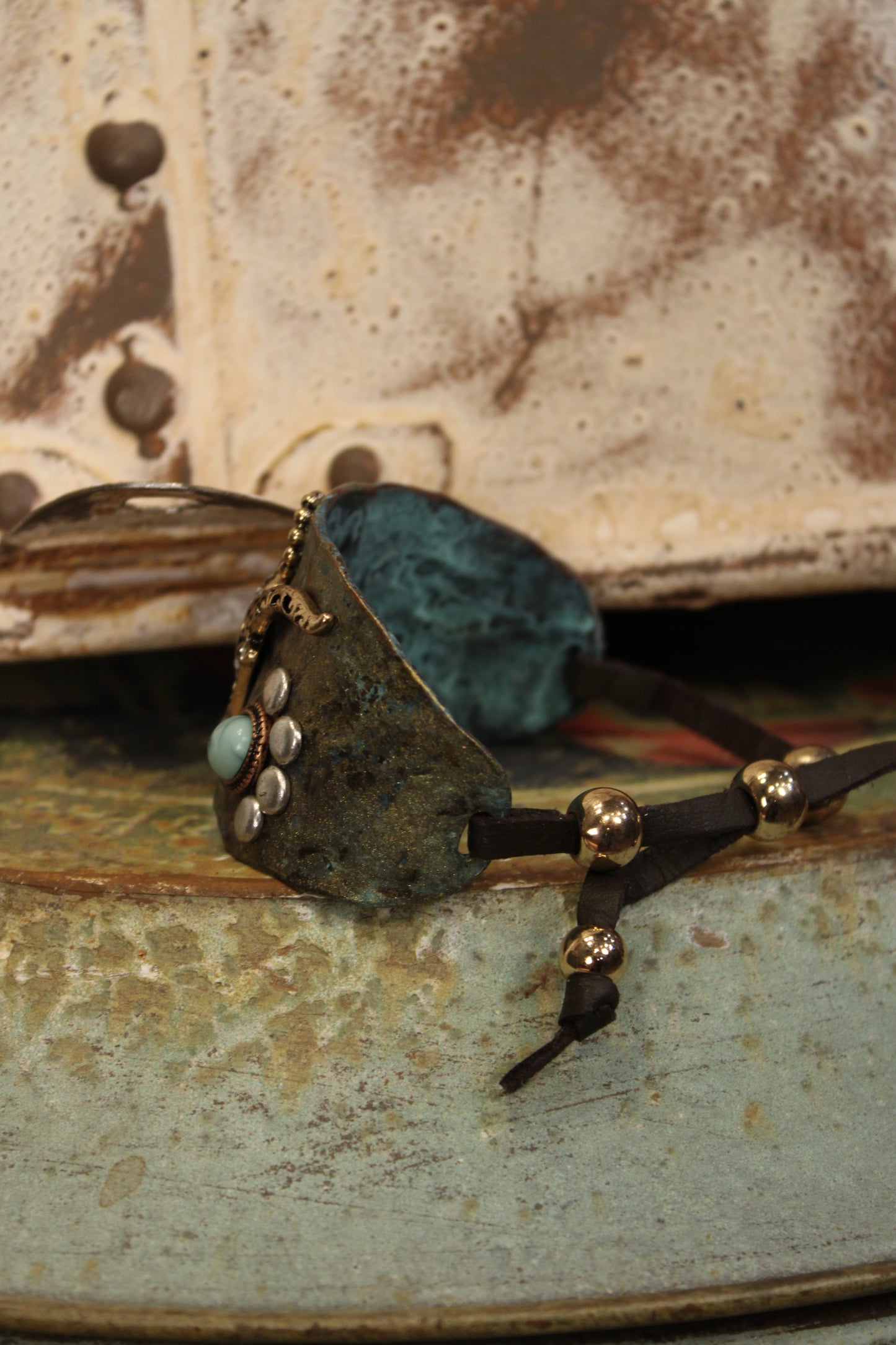 Longhorn Gold Cuff Bracelet